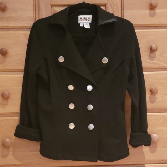 Ami Jackets & Blazers - Junior's Black Jacket
